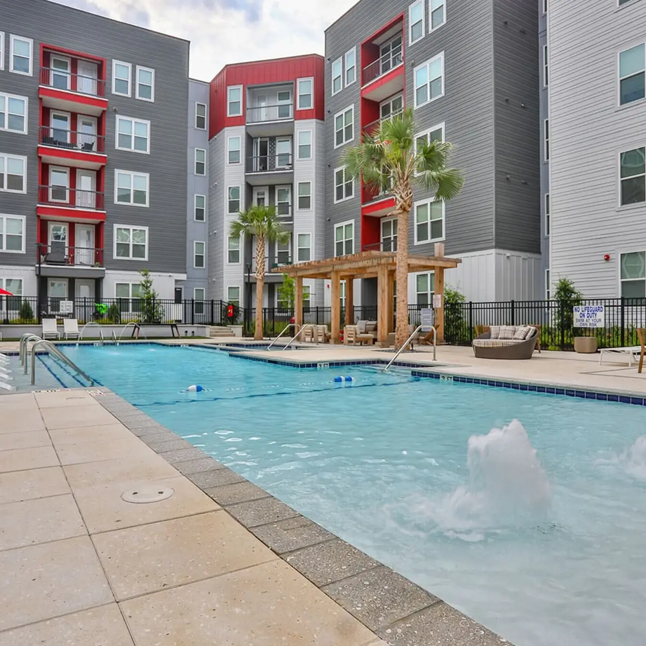 resort style pool