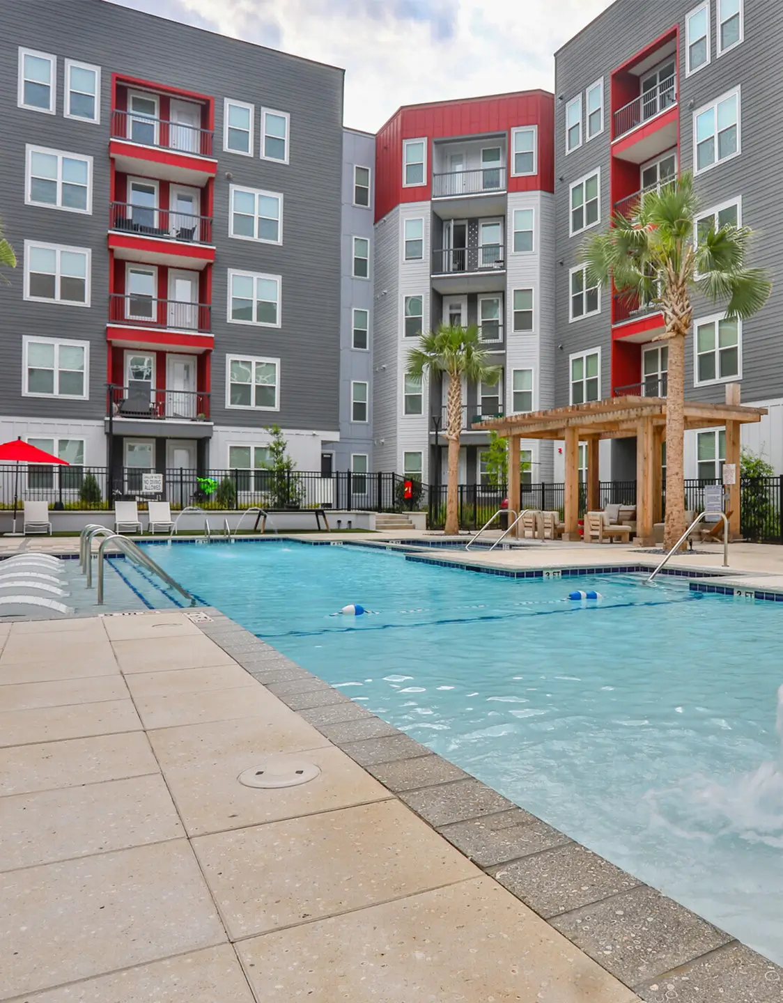 resort style pool