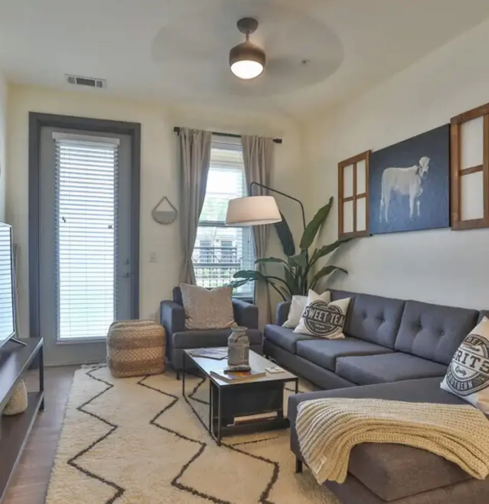 furnished living space