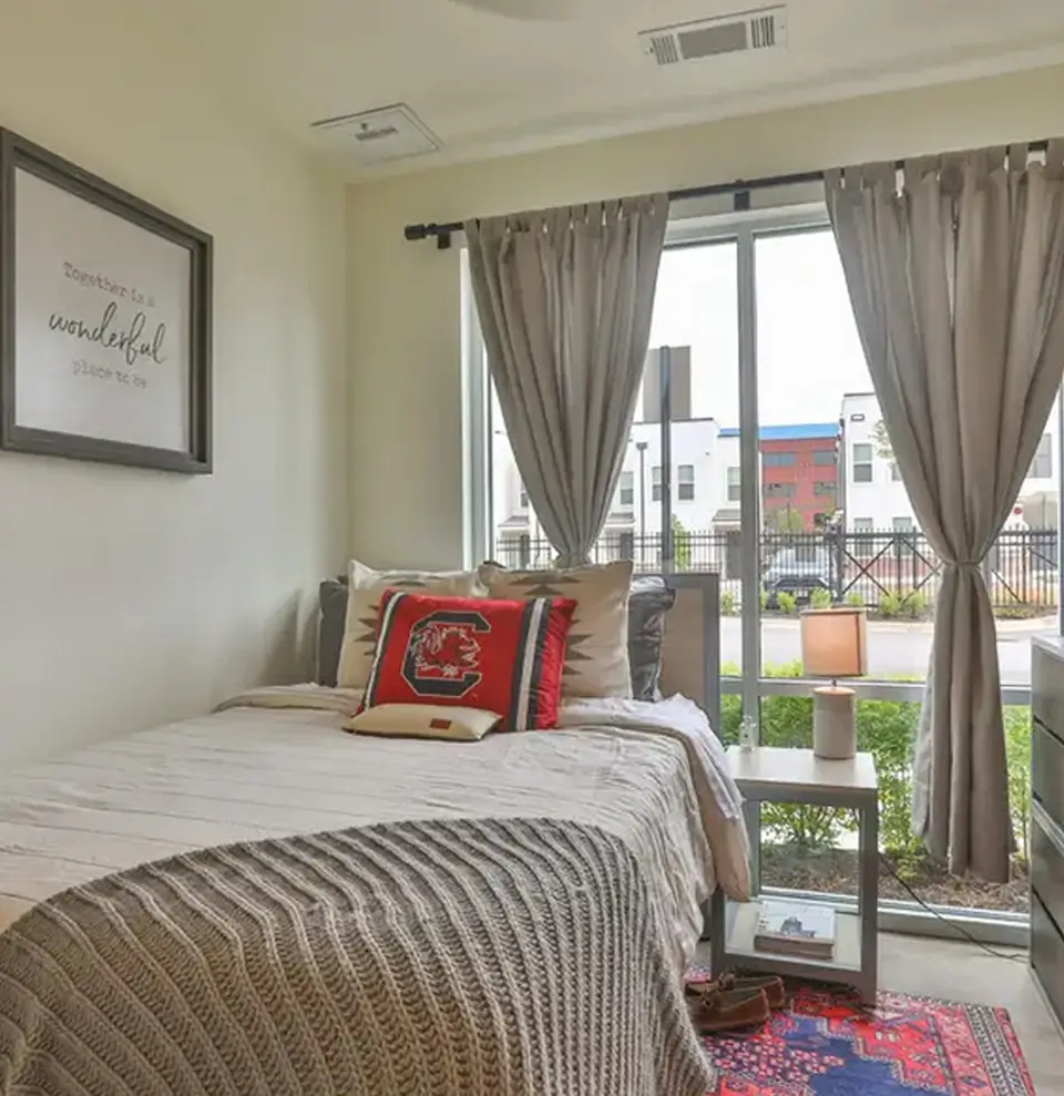 furnished bedroom