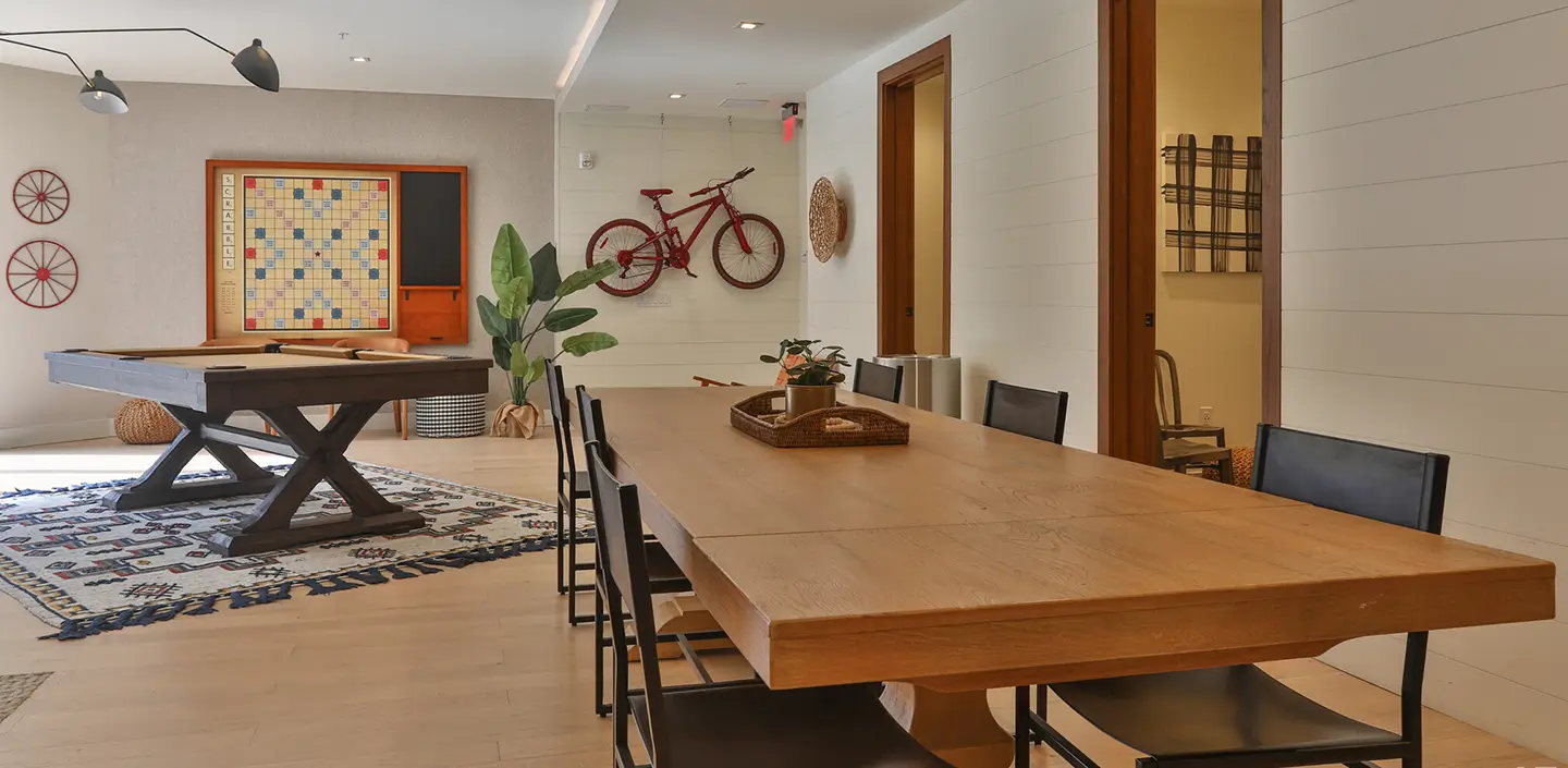 Clubhouse interior