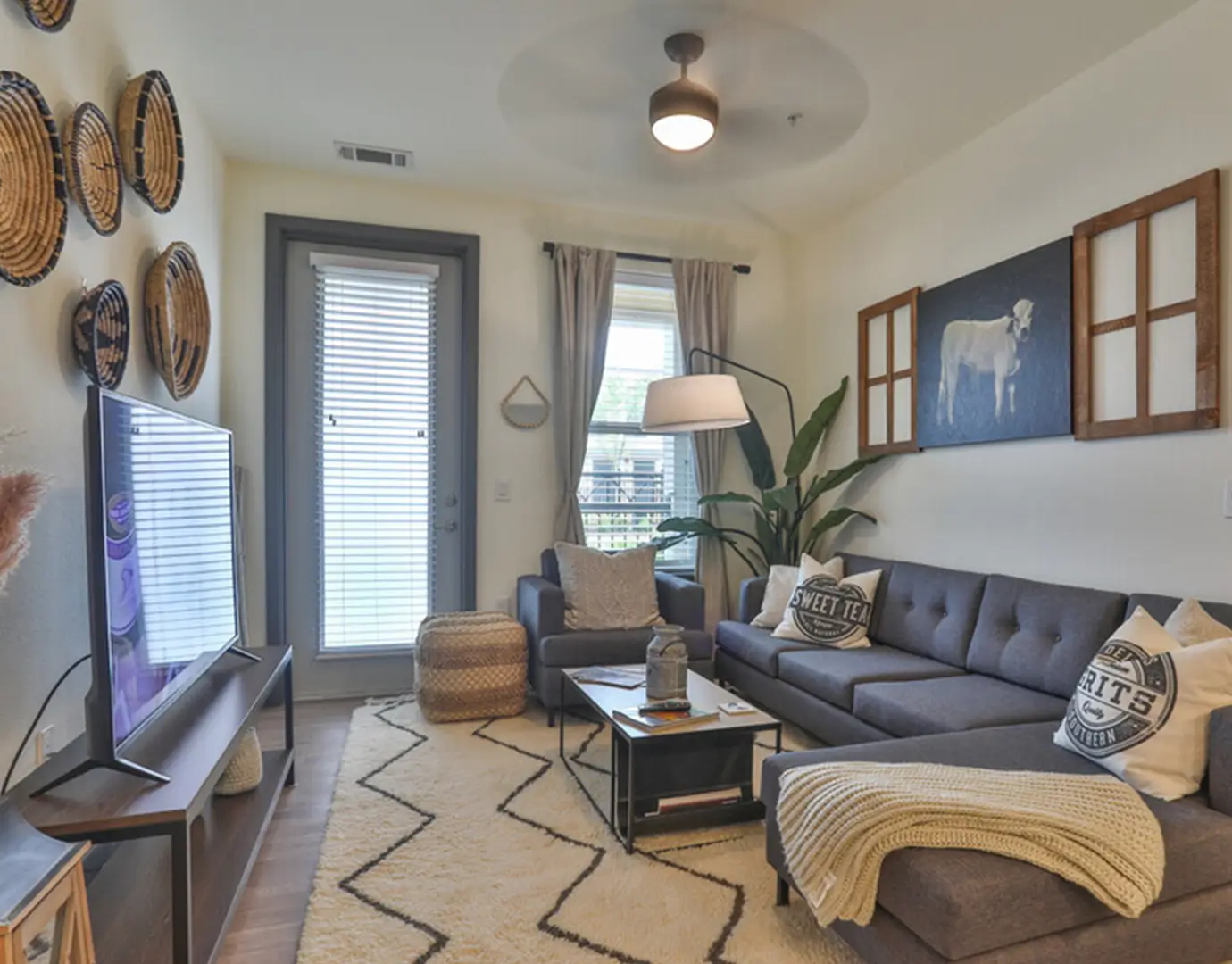 furnished living space